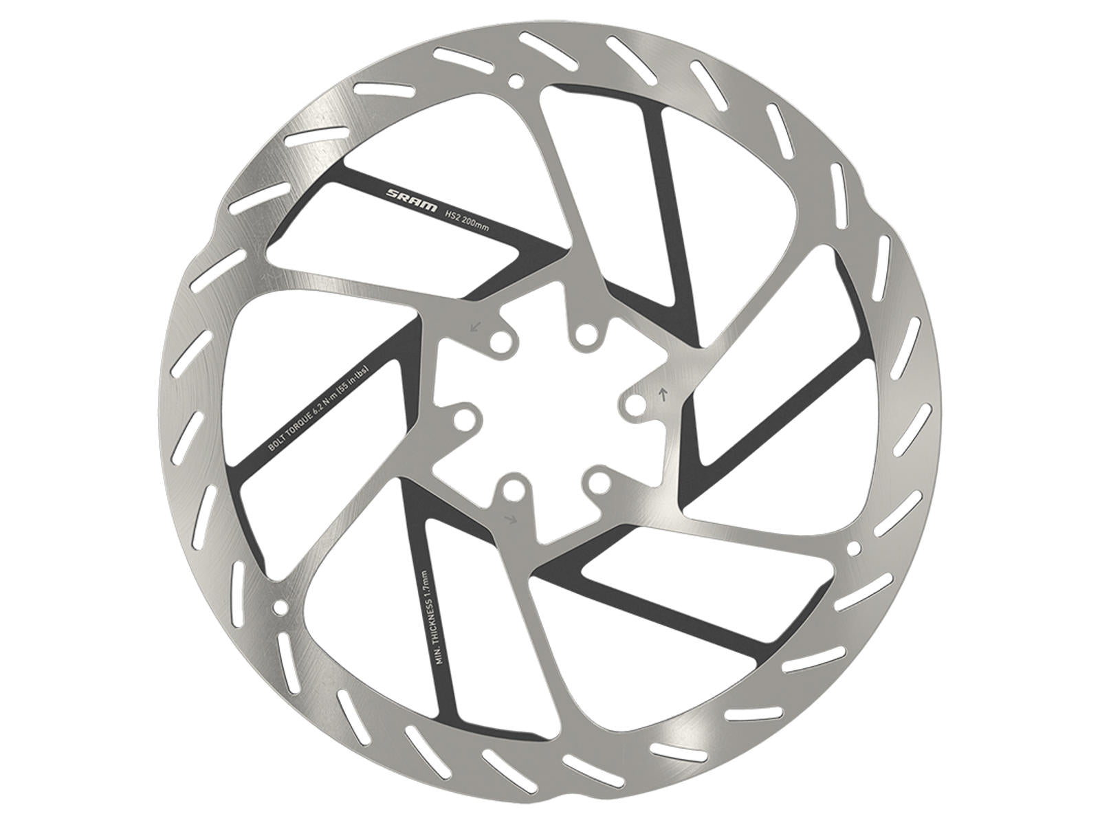 Rotor HS2 6 bolt 200 mm