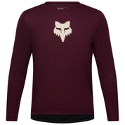 YTH RANGER LS JERSEY FOX HEAD Dark Maroon