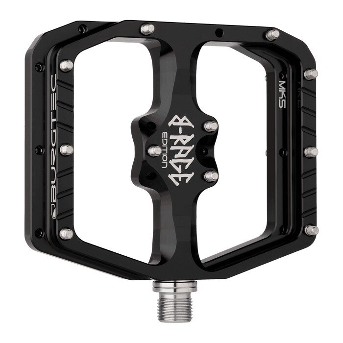 Burgtec Penthouse Flat MK5 Pedals B-Rage Edition Burgtec Black